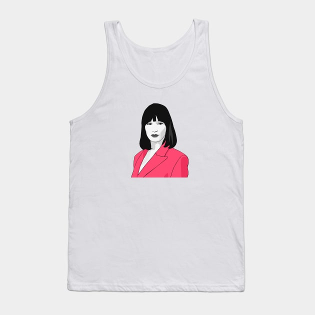 Lady In Pink Tank Top by honeydesigns